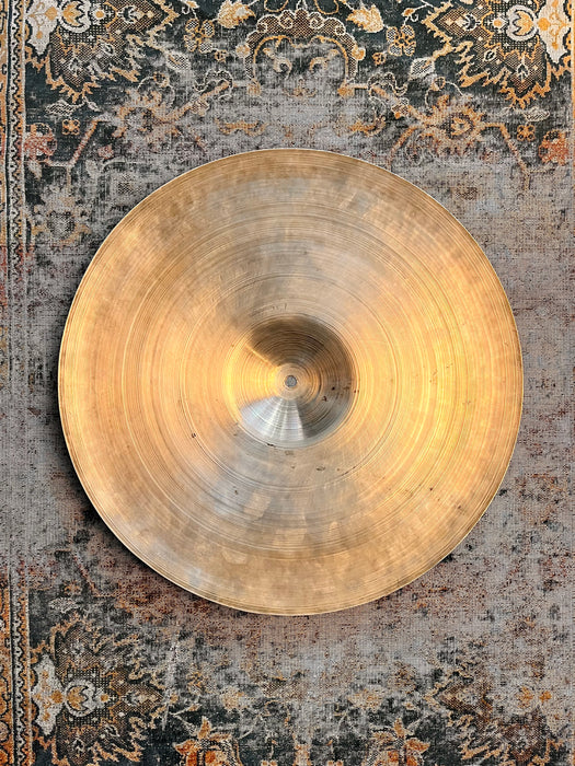 1940s Trans Stamp Vintage Zildjian 18” LIGHT Crash Ride 1506 g Smooth Airy FAMOUS Tone! Hand Hammered