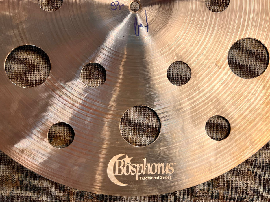 TONS o’ HOLES Complex Bosphorus PROTOTYPE Crash EFFECTS EFX 18” ONLY 970 g MINT!