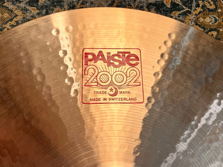 PAISTE 24” 2002 Ride 3888 g 2 FOOT GOLIATH CLASSIC Tone! Don’t Pay $650!! Clean!