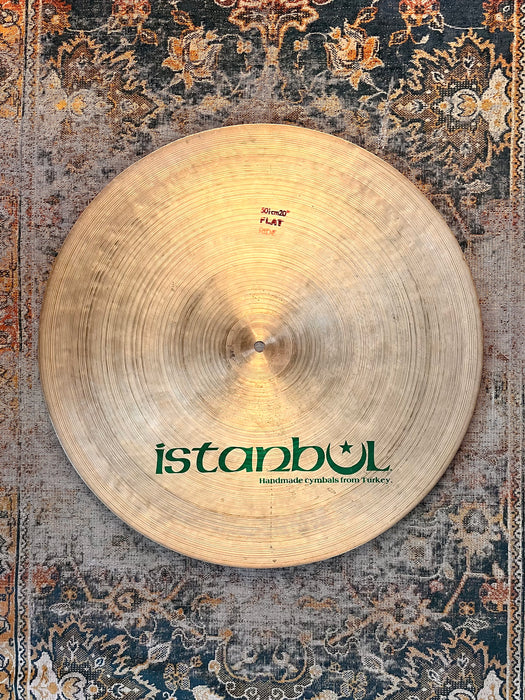 RARE ISTANBUL Agop Mehmet Pre Split Flat Ride 20” 2485 g THIN ONE! Glassy! DANNY GOTTLIEB