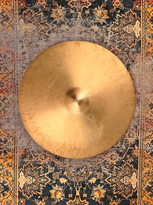 Vintage Paiste 602 Medium Ride 20” EARLY  FACTORY STAMPED 2438 g DARK SMOOTH! WHY Pay $704?