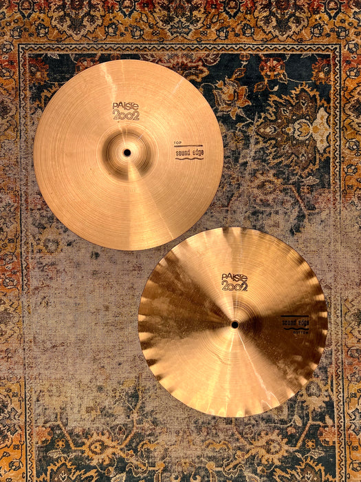 IMMACULATE 1978 REAL DEAL VINTAGE PAISTE 2002 SOUND EDGE Hihats 14” 978 1056 g