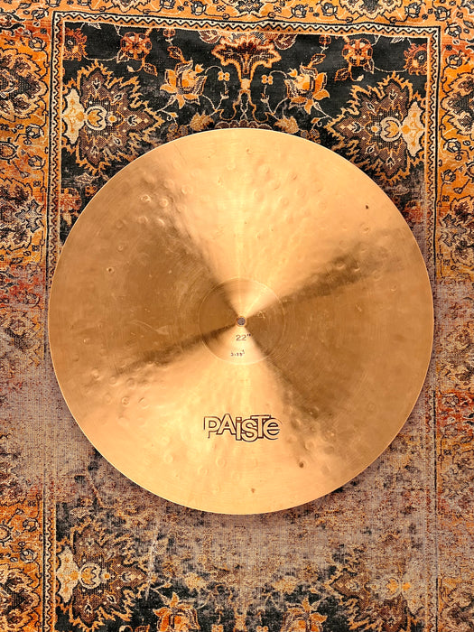 VINTAGE PAISTE Sound Creation 22” DARK RIDE 3184 g THE FAMOUS PAISTE! DeJohnette! CLEAN!