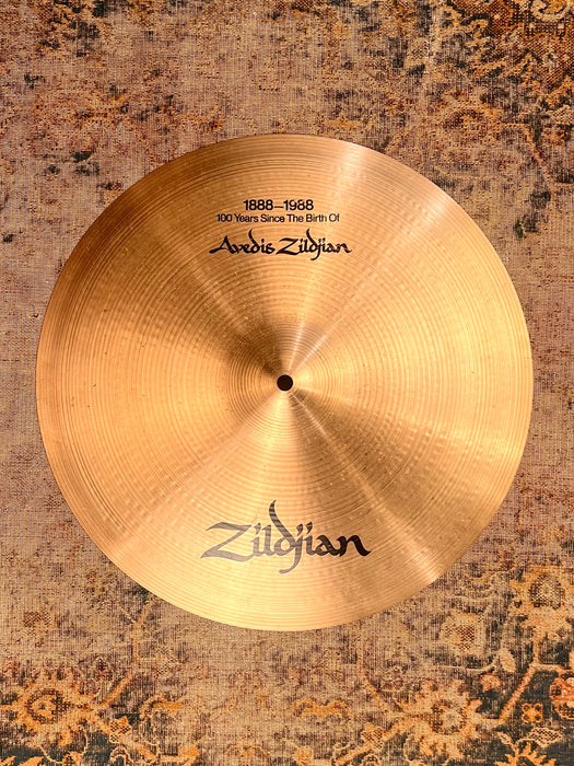 Rare ZILDJIAN 100th ANNIVERSARY “BIRTH OF AVEDIS” Crash 16” 1012 g NEVER SEEN THIS ONE