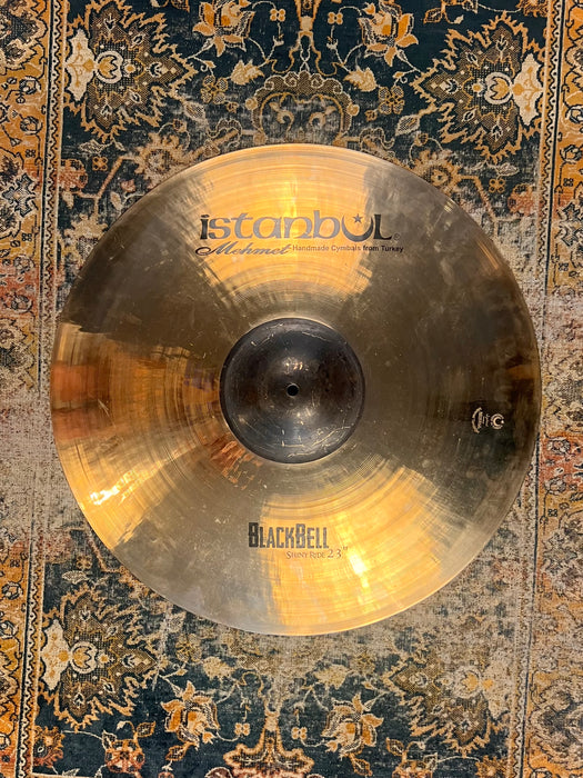 Rare 23” ISTANBUL Mehmet BLACK BELL Ride 3671 g DARK IMMACULATE Raw Bell