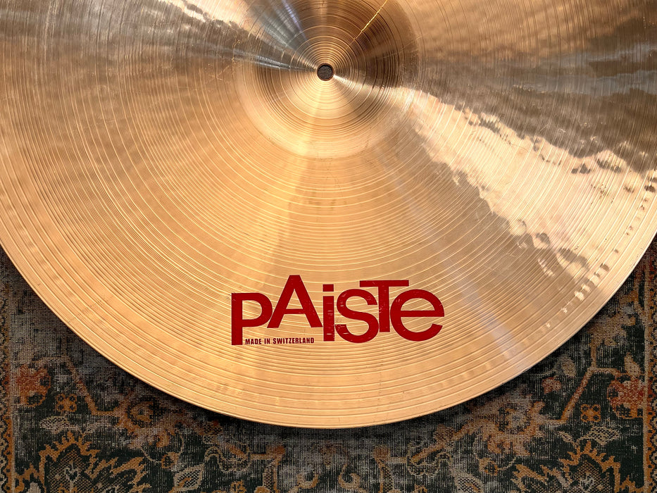 PAISTE 24” 2002 Ride 3888 g 2 FOOT GOLIATH CLASSIC Tone! Don’t Pay $650!! Clean!