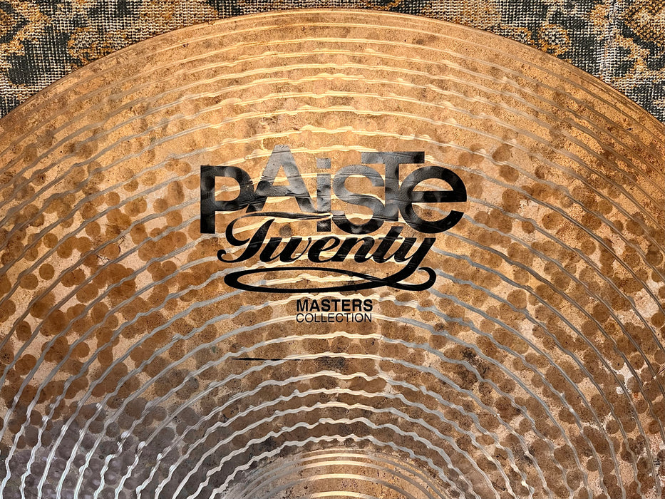 1st Yr PAISTE MASTERS TWENTY DARK DRY RIDE 21” 2795 g Hard to Find Don’t Pay $710! Dry Complex!