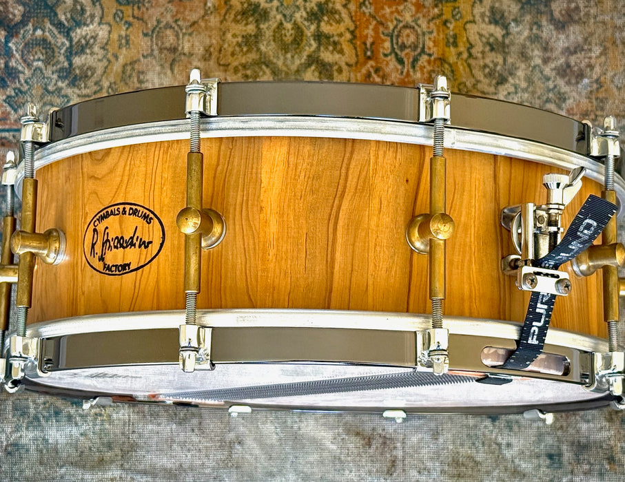 SPIZZICHINO ITALIAN OLIVE WOOD STAVE Snare Drum 5” X 14” Rare HOLY GRAIL Piece Built By THE MASTER