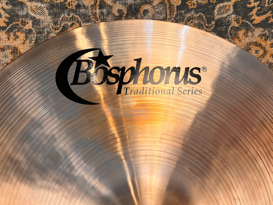 Complex LIGHT AIRY Bosphorus TRADITIONAL THIN Ride 21” ONLY 1890 g Responsive