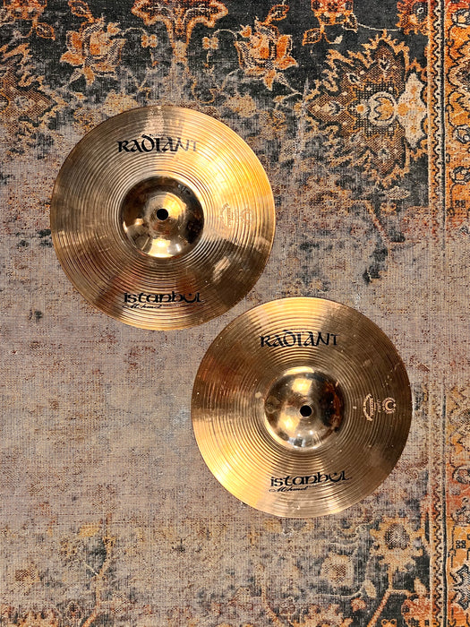 RARE ULTRA CRISP Istanbul Mehmet 10” BRILLIANT Hihats 552 674 g Clean! TIGHT QUICK!