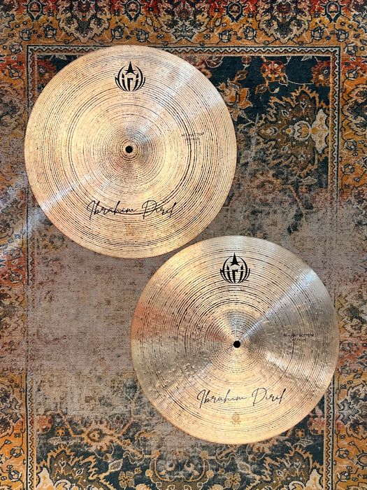 LIGHT Complex Massive Diril 16” Custom Hihats 1058 1370 g PERFECT! Gorgeous Serrated Lathing