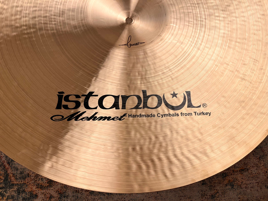 ISTANBUL Mehmet 24” Big Ride 3421 g Crash Ride DARK! VERSATILE! Glorious Amazing 2 Footer!
