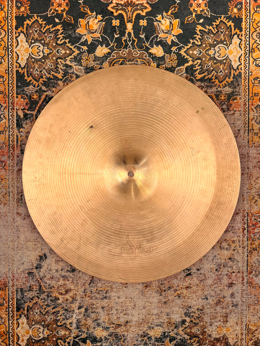 1970s Vintage Zildjian PING Ride 20” 2497 g Strong Articulation CLASSIC 70s Tone!