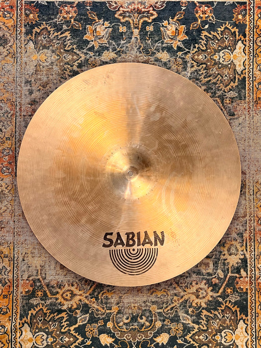 EARLY Vintage SABIAN HH Hand Hammered 21” Heavy Ride 3298 g CANADIAN K Dark Defined