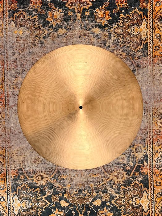 Rare Vintage Zildjian FACTORY LIGHT RIDE 20” Only 2065 g LIGHT SHIMMER Golden Tone!