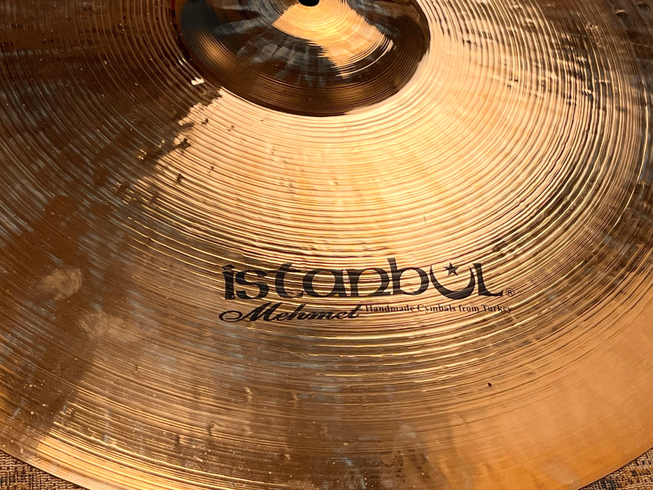 HUGE 24” ISTANBUL Mehmet BRILLIANT Thin Ride 2759 g CRASH! Incredible Dark Shimmer! RARE