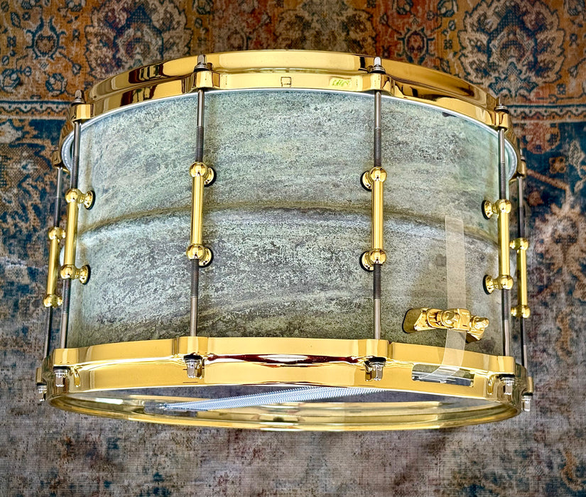 ONE-of-a-KIND LUDWIG PROTOTYPE “AGED CRUSTY COPPER” 8” X 14” COPPERPHONIC Snare Drum