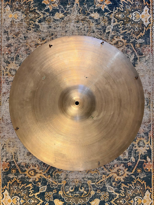 Light Complex Hand Hammered 1960s Vintage Zildjian 20” Sizzle Ride 2042 g