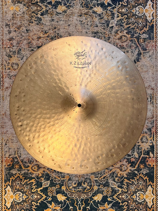 Rare 1st RUN 23 YR OLD Zildjian K Constantinople 20” LIGHT Ride 1961 g DRY CLEAN