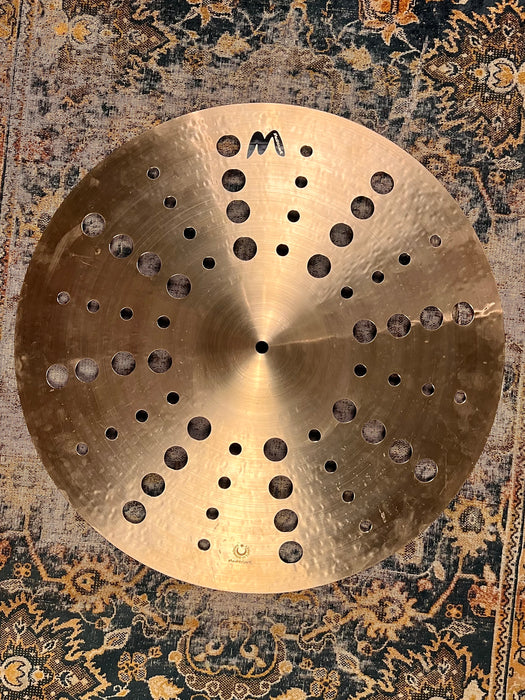 TONS o’ HOLES Complex Masterwork TRASH Crash EFFECTS Ride 21” 1567 g MINT