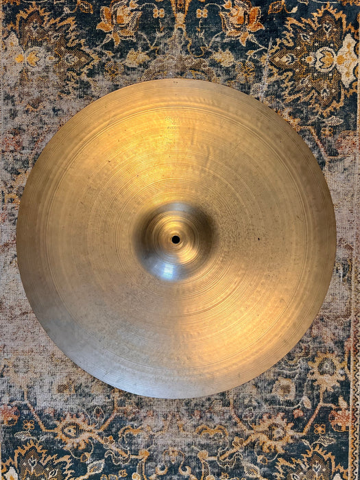 Semi-DRY 1950s Vintage ZILDJIAN BLOCK STAMP Warm Ride 2198 g