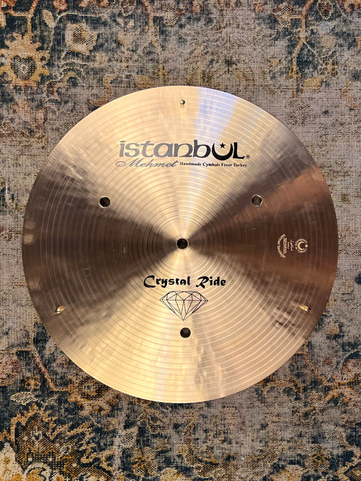 RARE SMOOTH Istanbul Mehmet Crystal Flat Ride Sizzle 15” 1447 g IMMACULATE
