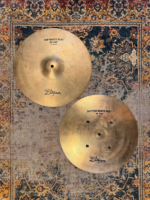 ULTRA CRISP Shimmering Zildjian QUICK BEAT 14” Hihats 1189 1224 g 1/2 Brilliant