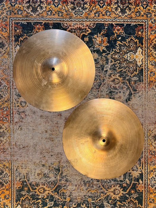 CRISP Vintage 1970s Zildjian New Beat 14” Hihats 969 1310 g Pinch of Complexity