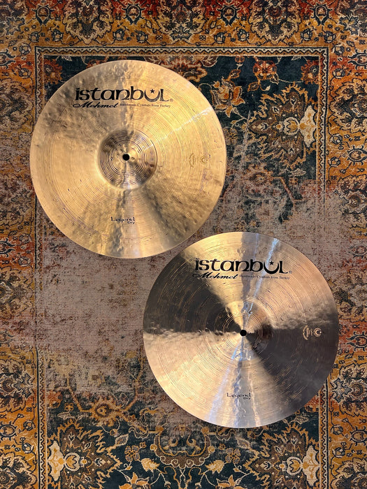 Rare MASSIVE Istanbul Mehmet LEGEND DRY 16” Hihats 1224 1438 g MINT