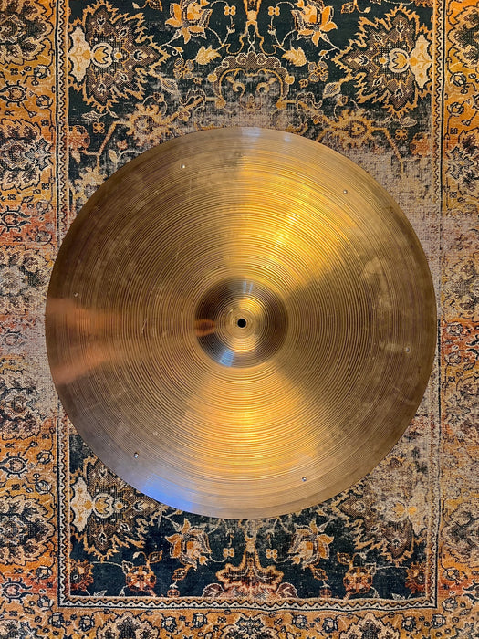 RARE Huge Vintage Zildjian 1950s 24” SIZZLE Ride 3261 g CLEAN MELLOW