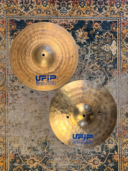 CRISP DRY Deep Hammered UFIP BIONIC Series 14” 1316 1458 Hihats CLEAN DON’T PAY $480