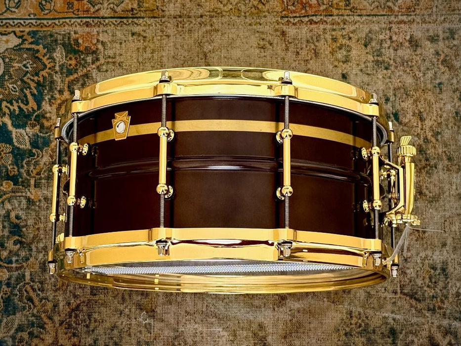 Ludwig MICROSTRIP PROTOTYPE "Fraternal Twins" 6.5" x 14" Snare Drums