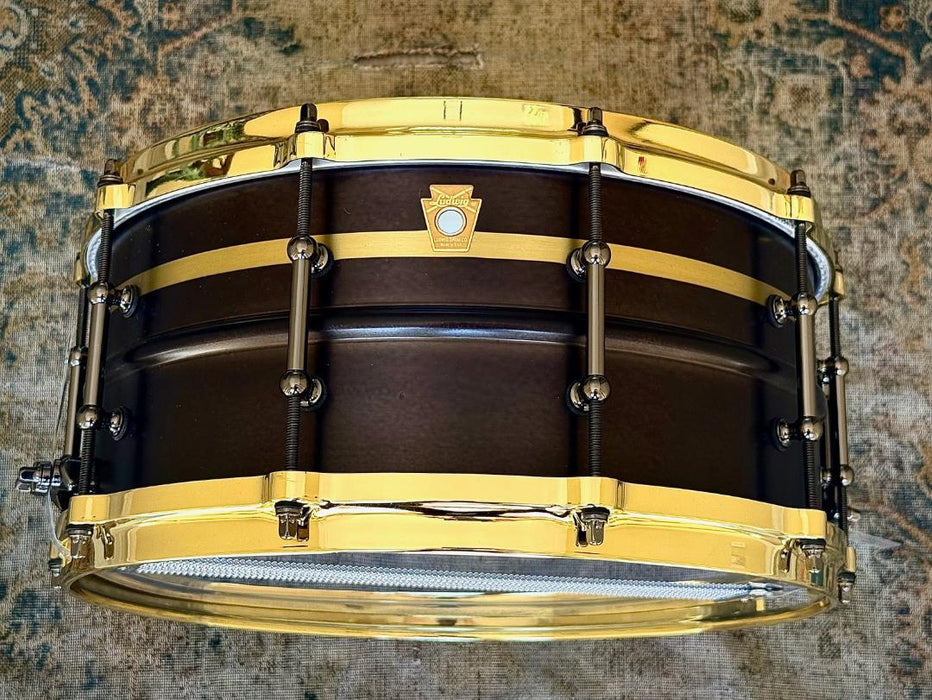 Ludwig MICROSTRIP PROTOTYPE "Fraternal Twins" 6.5" x 14" Snare Drums