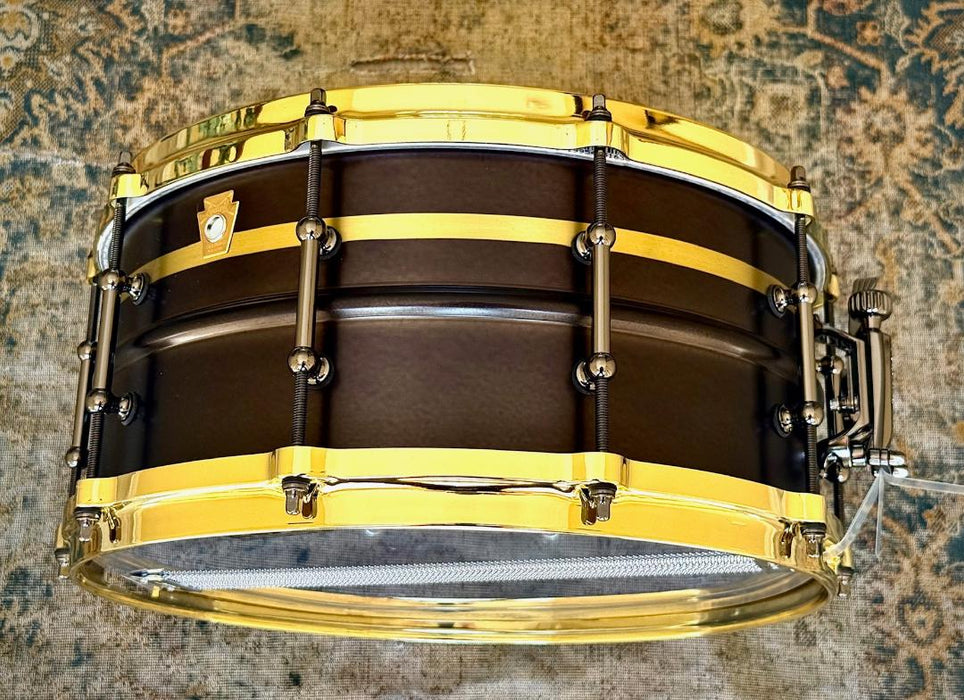 Ludwig MICROSTRIP PROTOTYPE "Fraternal Twins" 6.5" x 14" Snare Drums