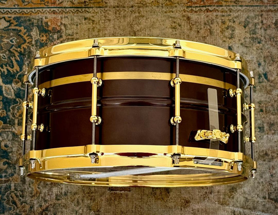 Ludwig MICROSTRIP PROTOTYPE "Fraternal Twins" 6.5" x 14" Snare Drums