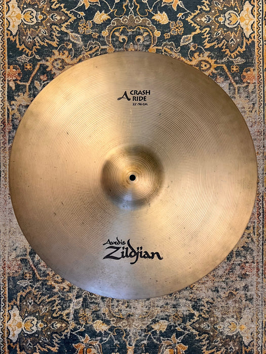 Rare MONSTROUS 22” Zildjian Factory CRASH RIDE 3162 g Discontinued