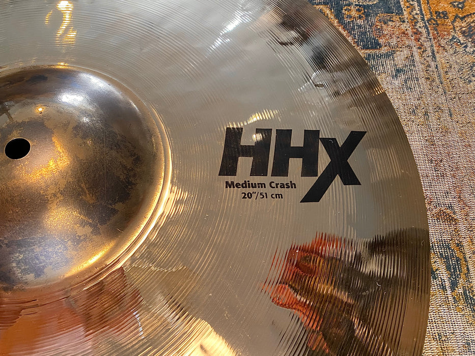 IMMACULATE IN BAG 20" SABIAN HHX MEDIUM CRASH 2120 g BRILLIANT