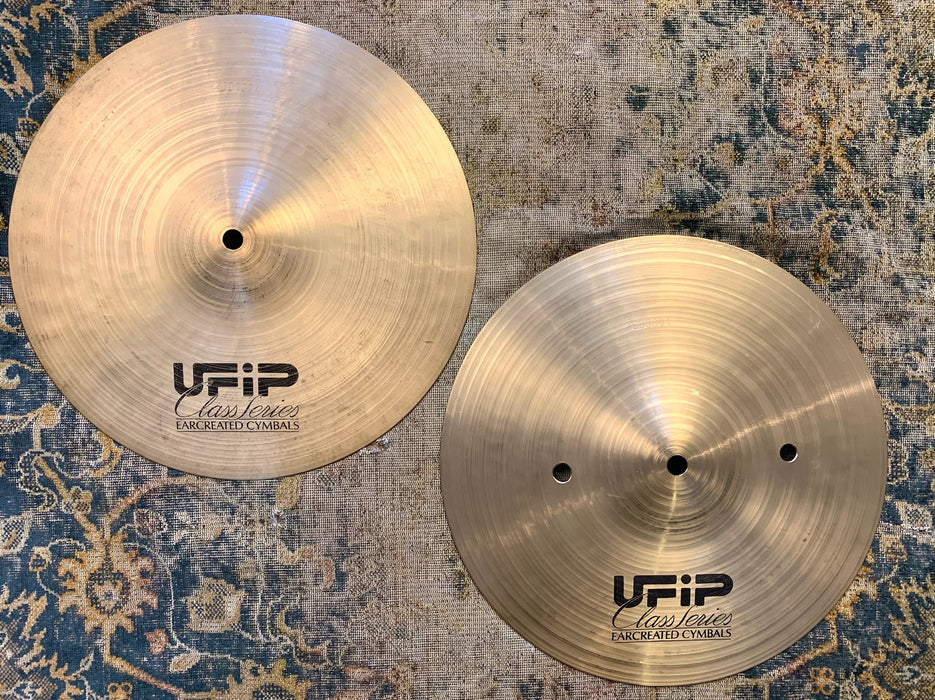 RARE CRISP FAST UFIP CLASS Series 12” Hihats 812 912 g TIGHT