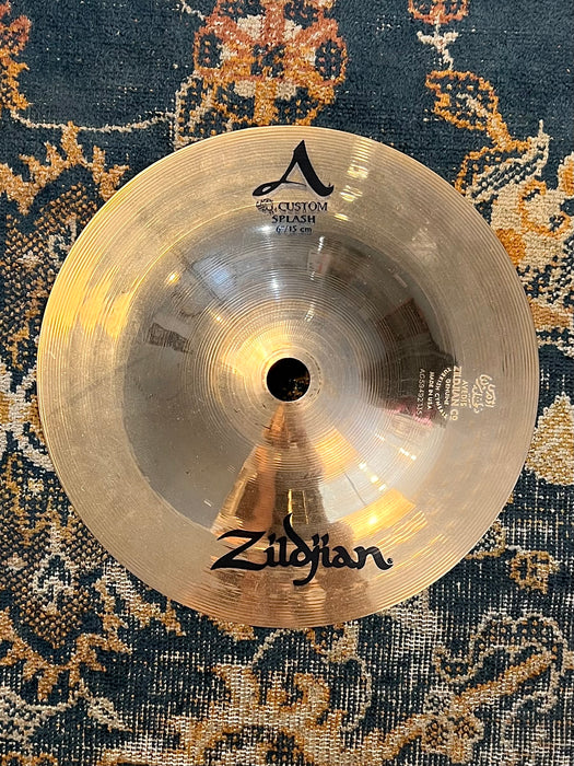THIN Zildjian BRILLIANT A CUSTOM SPLASH 6” 86 g CLEAN