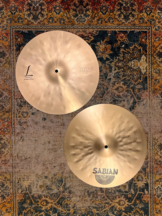 STUNNING Light Complex Sabian HHX LEGACY 14” Hihats 884 1174 Why Pay $600??