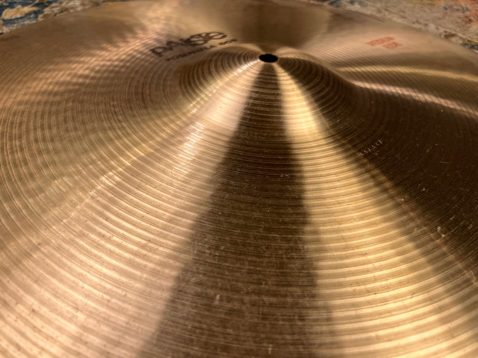 Rare CLEAN Vintage Paiste 602 Medium Ride 20” 2382 g DARK SMOOTH
