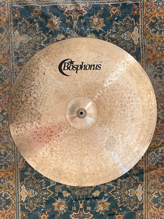 26” of BLISS! MASSIVE UNIQUE Bosphorus 26” GOLDEN BRUSHED Ride Crash 4214 g