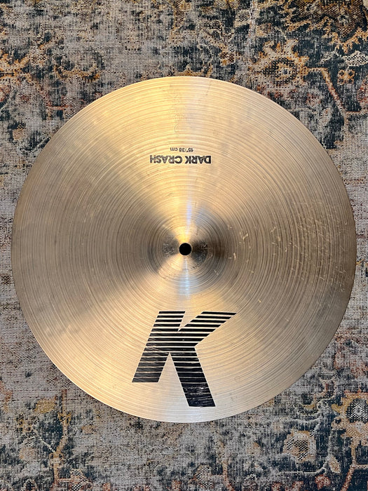 DISCONTINUED 1980s Zildjian K DARK Crash 15” 866 g TONY WILLIAMS