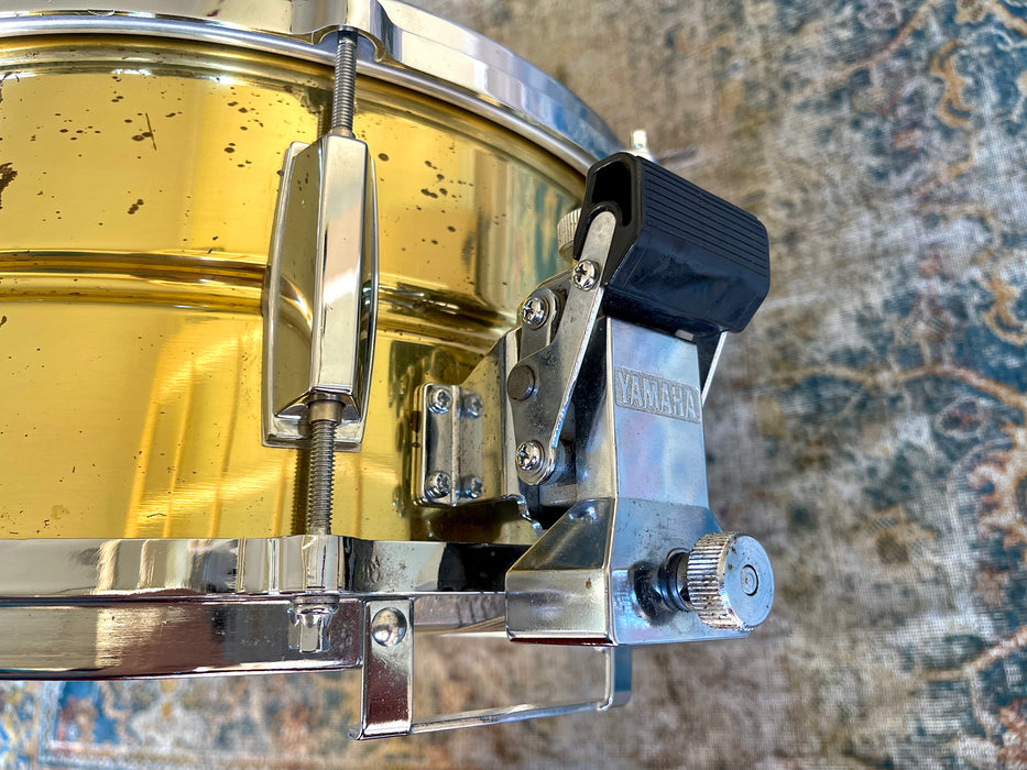 MIJ Iconic Yamaha SEAMLESS SHELL Brass 6.5” X 14” Snare Vinnie Colaiuta SD 416