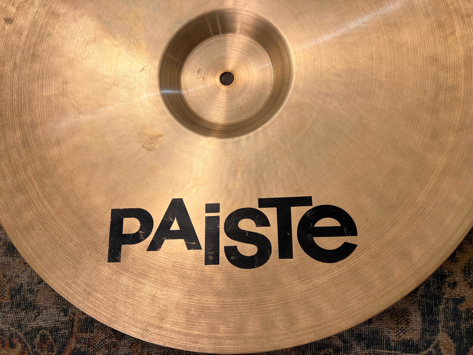 ULTRA RARE Vintage Paiste SOUND CREATION 18” SHORT CRASH 1596 g Unique Bell CLEAN