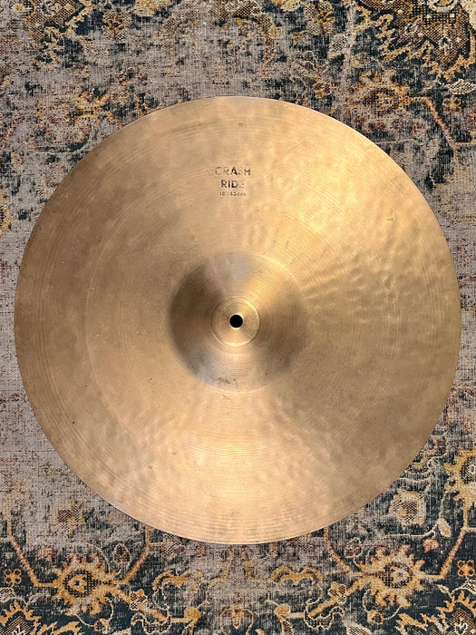 RARE Vintage Zildjian EAK K CRASH RIDE 18” 1592 g DARK DRY GADD