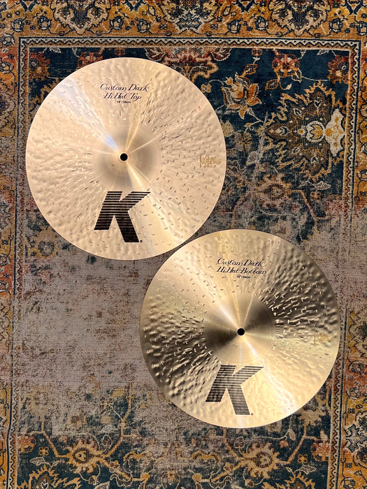 IMMACULATE Zildjian K CUSTOM DARK 14” Hihats 999 1279 g Don’t Pay $570