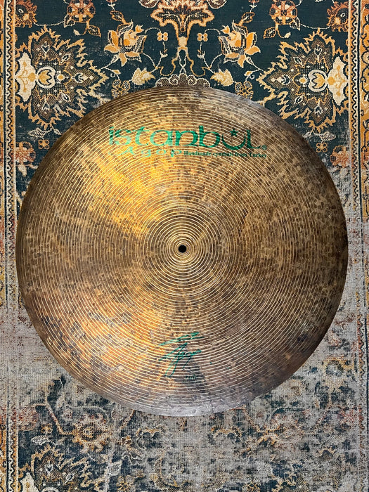 Rare Controlled Smoky ISTANBUL AGOP Signature 22” Flat Ride 2474 g CLEAN