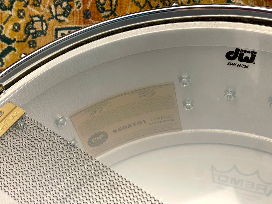 Clean DW ALUMINUM Deep 6.5” X 14” Snare Dark + Low End