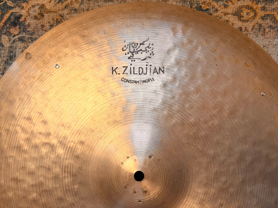 ZILDJIAN K CONSTANTINOPLE Medium Thin High Ride 20”  SUPER BENDABLE g Thinner! PLAYS VINTAGE 1836 g